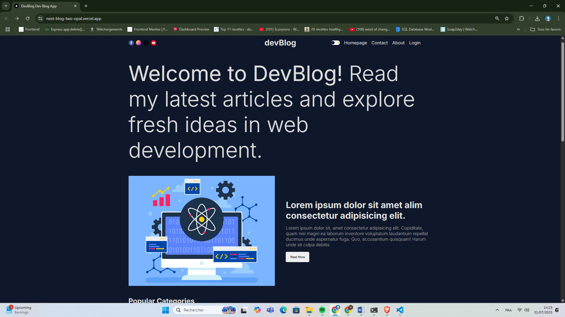 Blog Application